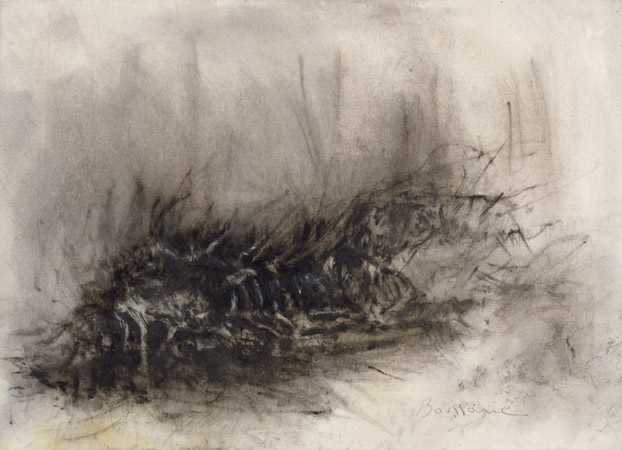 Branchage. Branches / Huile sur toile. Oil on canvas. 73x100cm. 2003