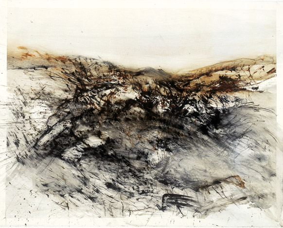 Sans-titre. Untitled / Tempera sur papier. Tempera on paper. 56,5x71cm. 2005