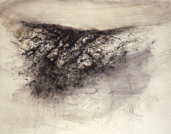 Sans-titre. Untitled. / Tempera sur toile. Tempera on canvas. 114x146cm. 2008