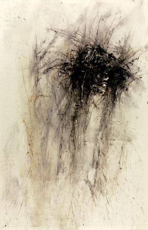 Arbre. Tree / Tempera sur papier. Tempera on paper. 102x66cm. 2009