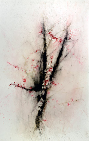 Sans-titre. Untitled / Tempera sur papier. Tempera on paper. 180x113cm. 2009