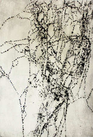 Géométrie variable I - Variable geometry I / Huile sur toile - Oil on canvas. 116 x 81 cm. 2014