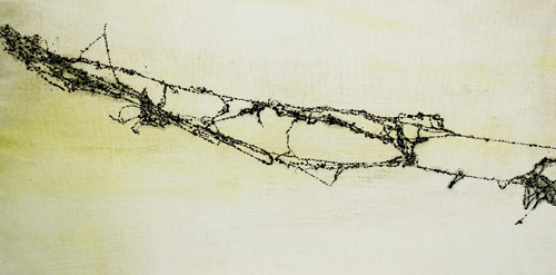 Translation VII  / Acrylique sur toile - Acrylics on canvas.  59 x 117 cm. 2015